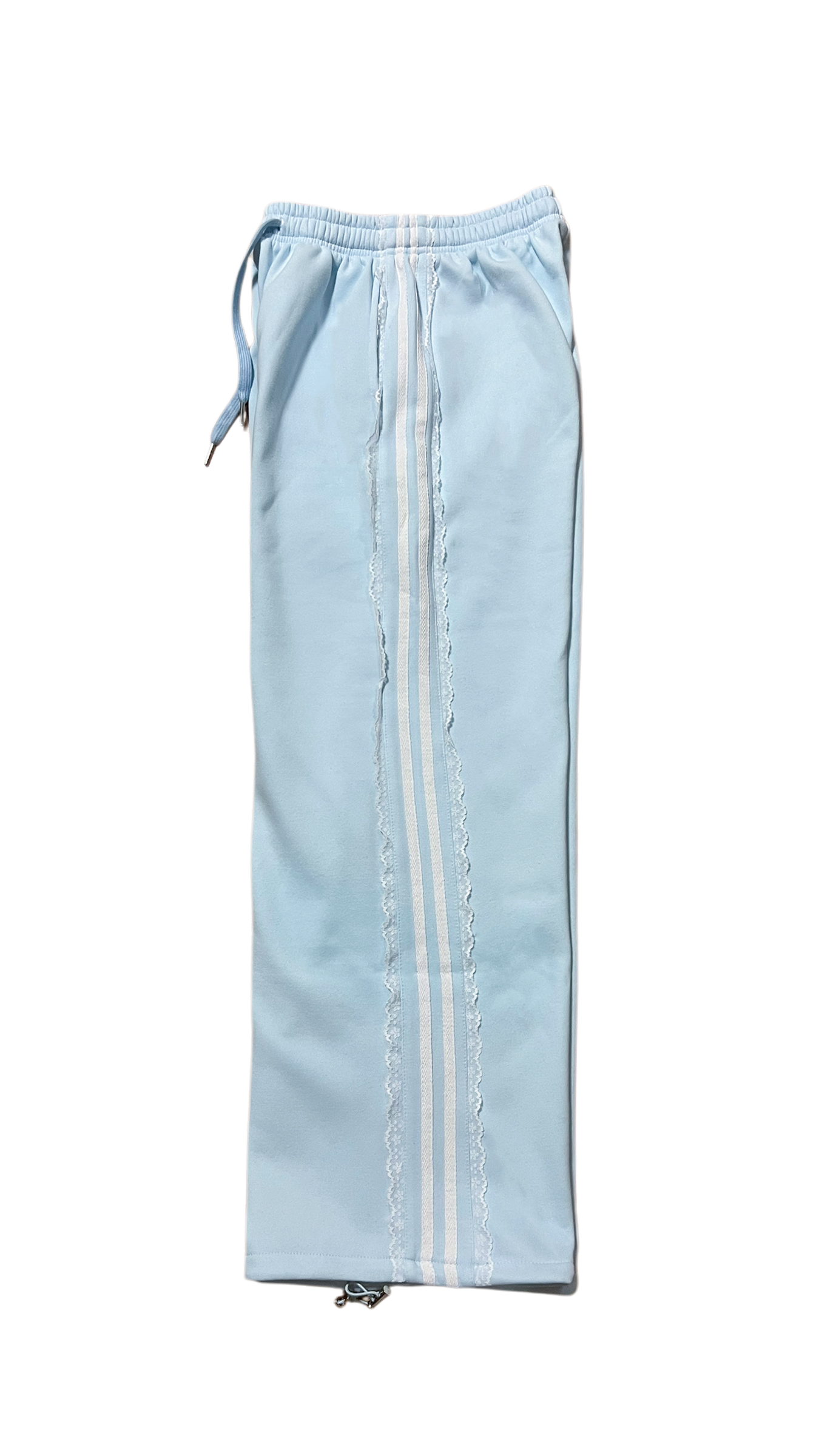 Lace tape sweatpants (skyblue)