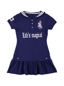 Life is magical sailor dress navy