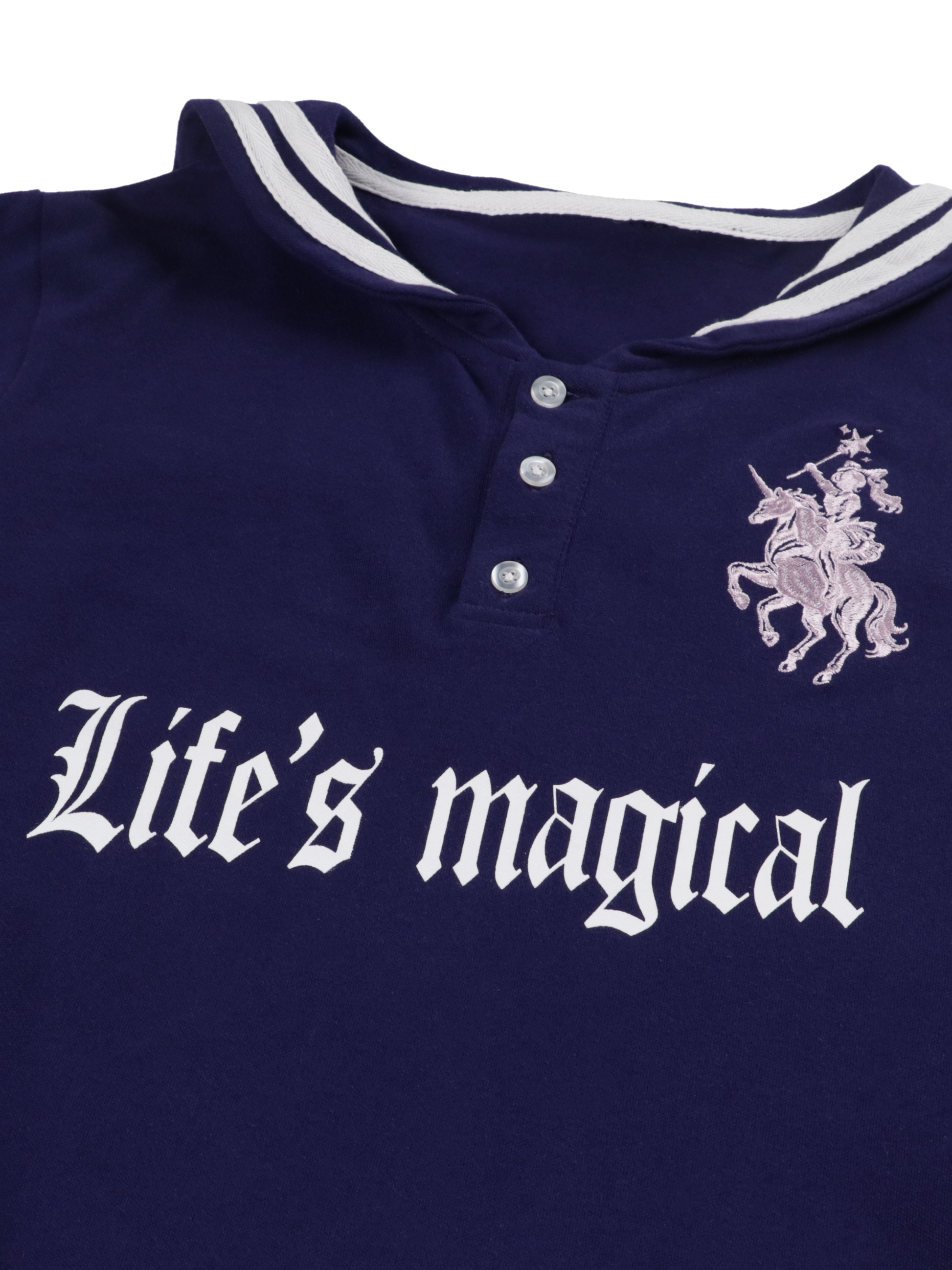 Life is magical sailor dress navy