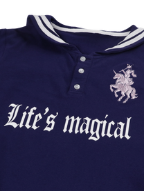 Life is magical sailor dress navy