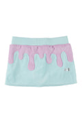 Melt Velour Skort Frost Mint
