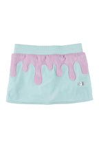Melt Velour Skort Frost Mint