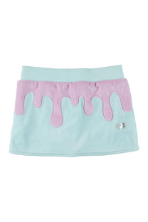 Melt Velour Skort Frost Mint