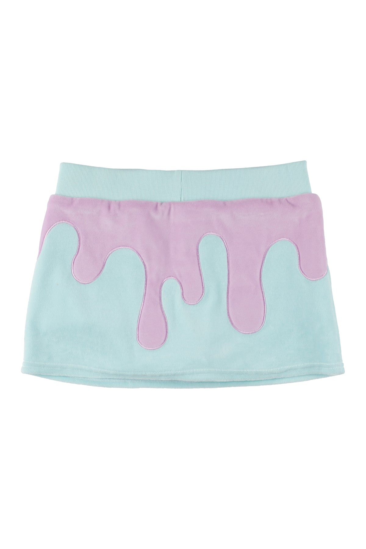 Melt Velour Skort Frost Mint