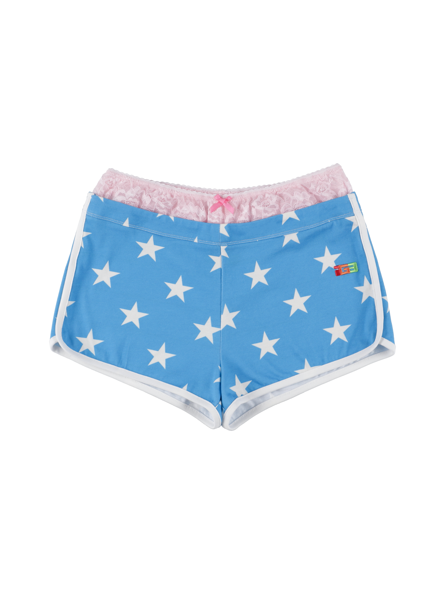Star panty layered shorts