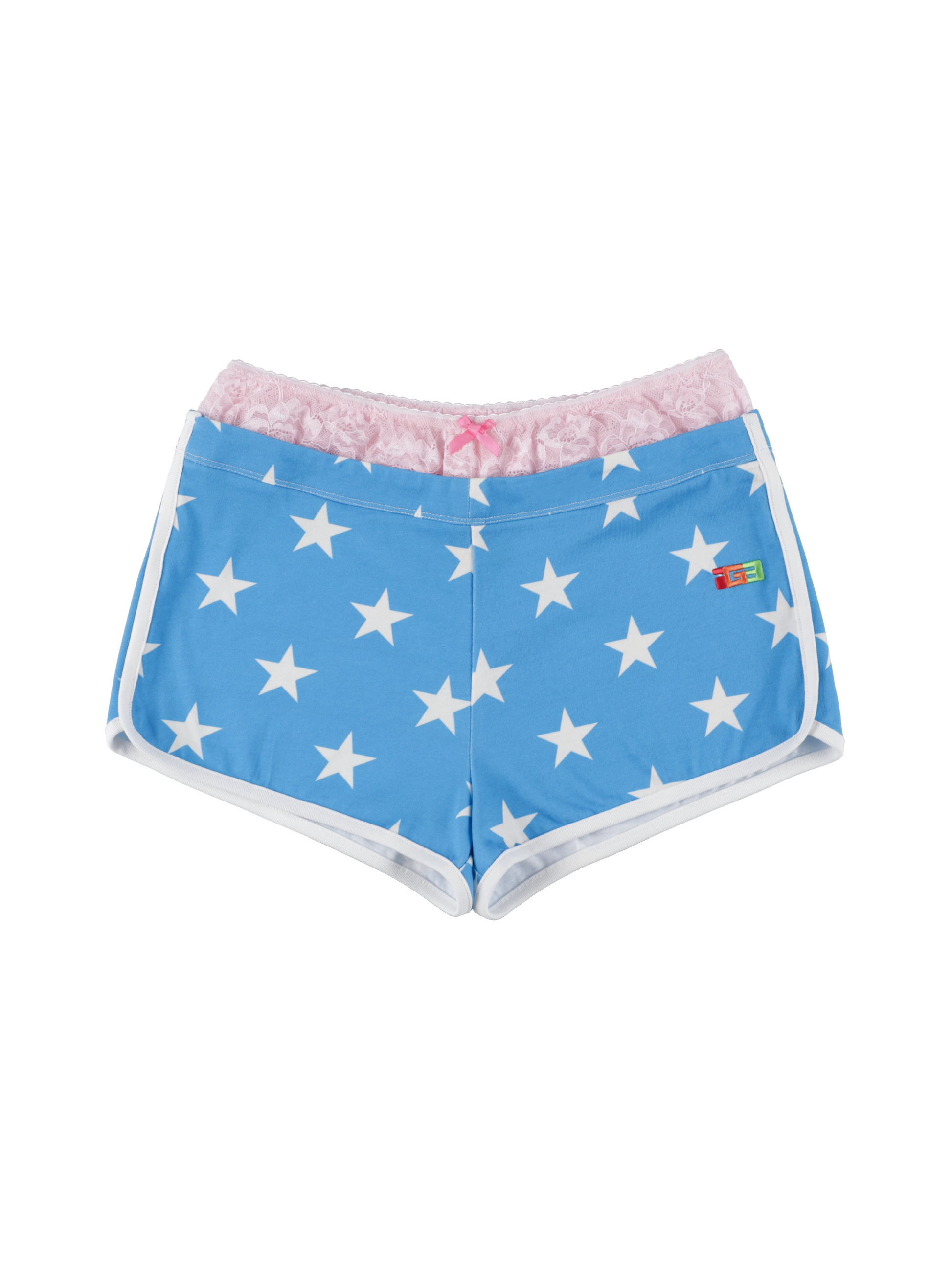 Star panty layered shorts