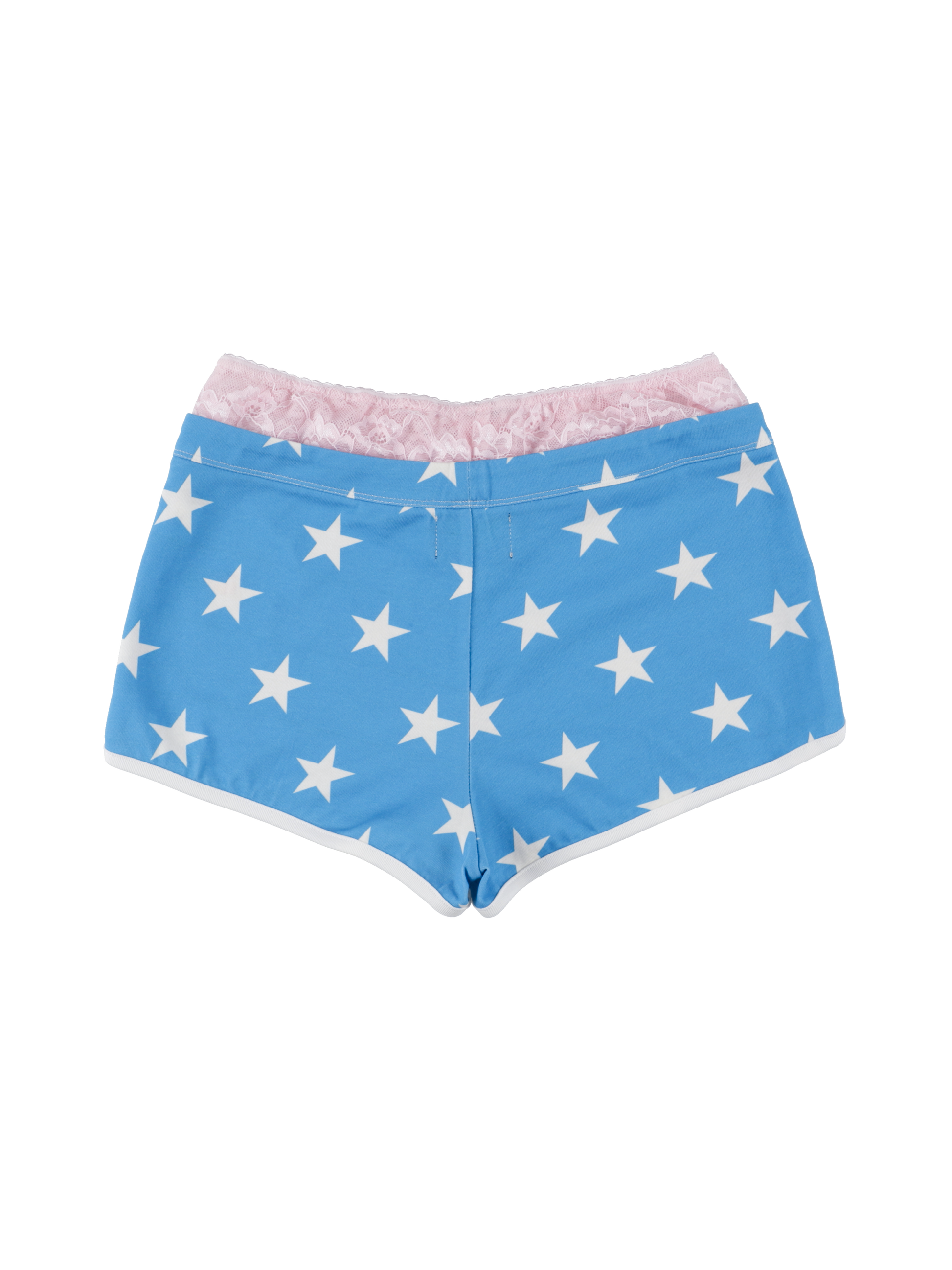 Star panty layered shorts