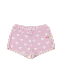 Heart panty layered shorts