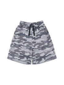 Sugar camouflage waffle shorts gray