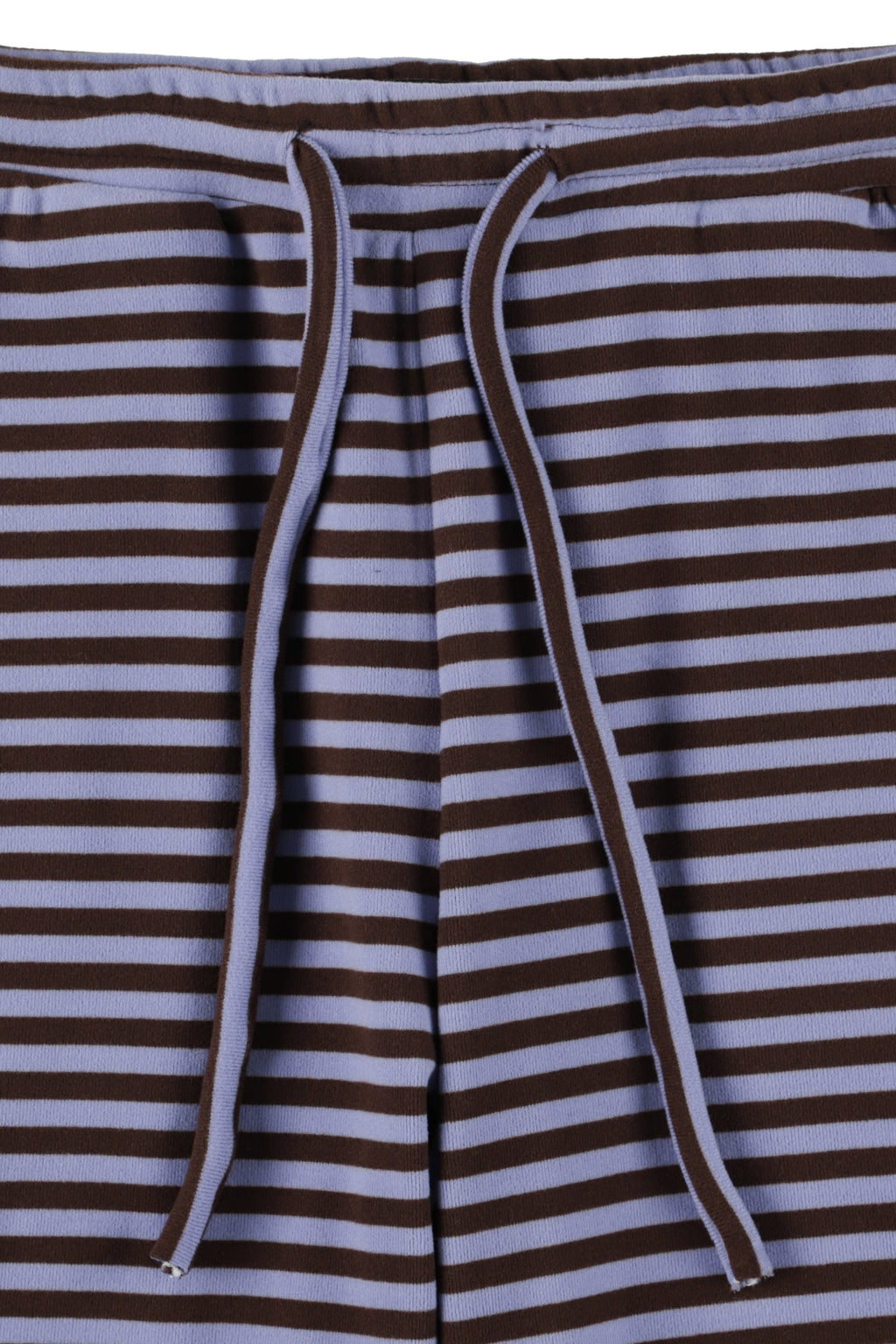 Milk Stripe Fleece Bootcut Pants Blackberry