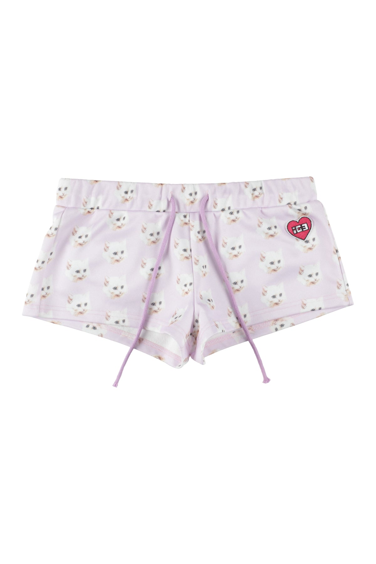 Neko ribbon pocket shorts