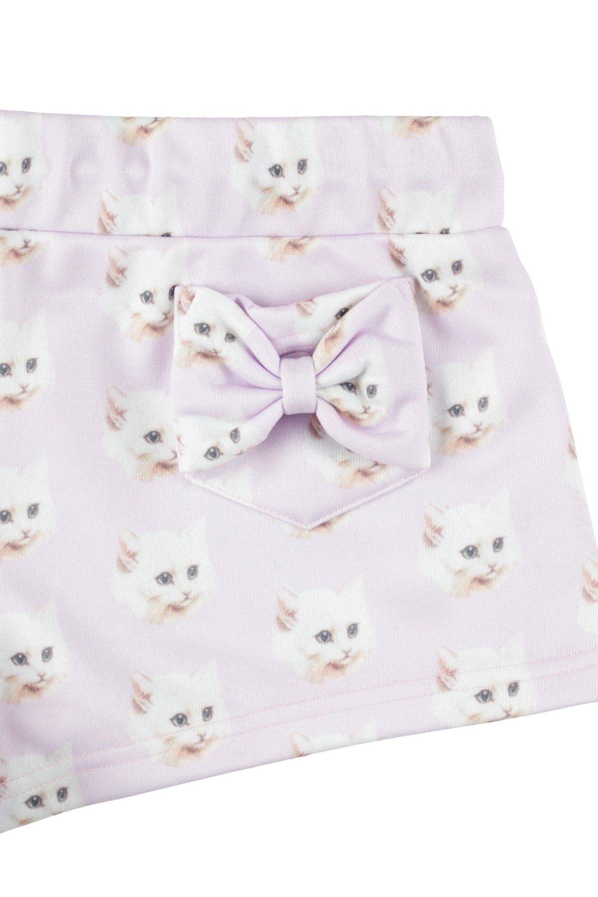Neko ribbon pocket shorts