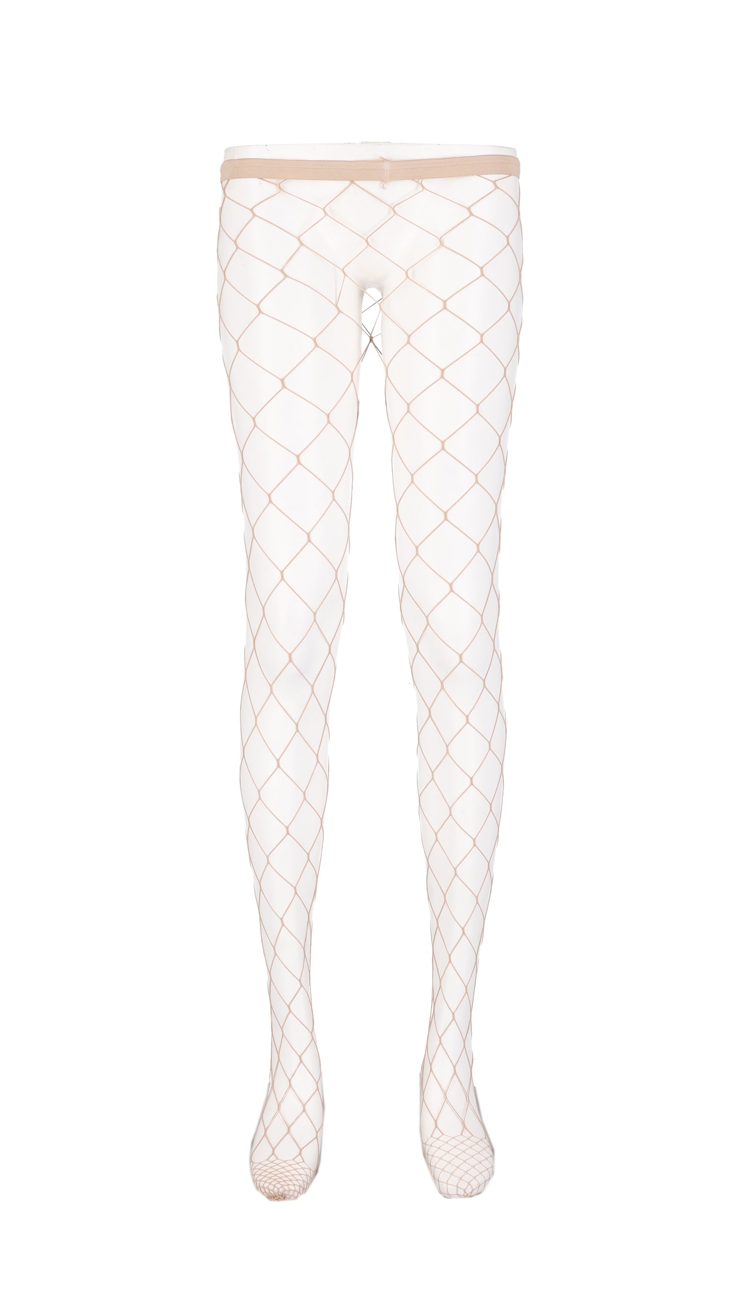 Nudy net tights (beige)