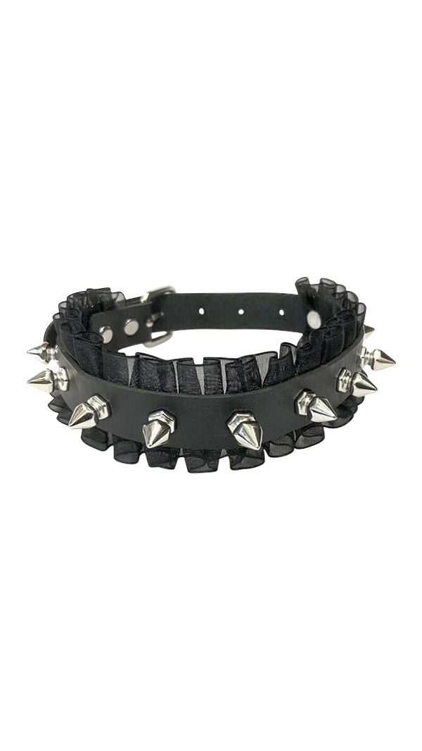 Angel stud choker (black)