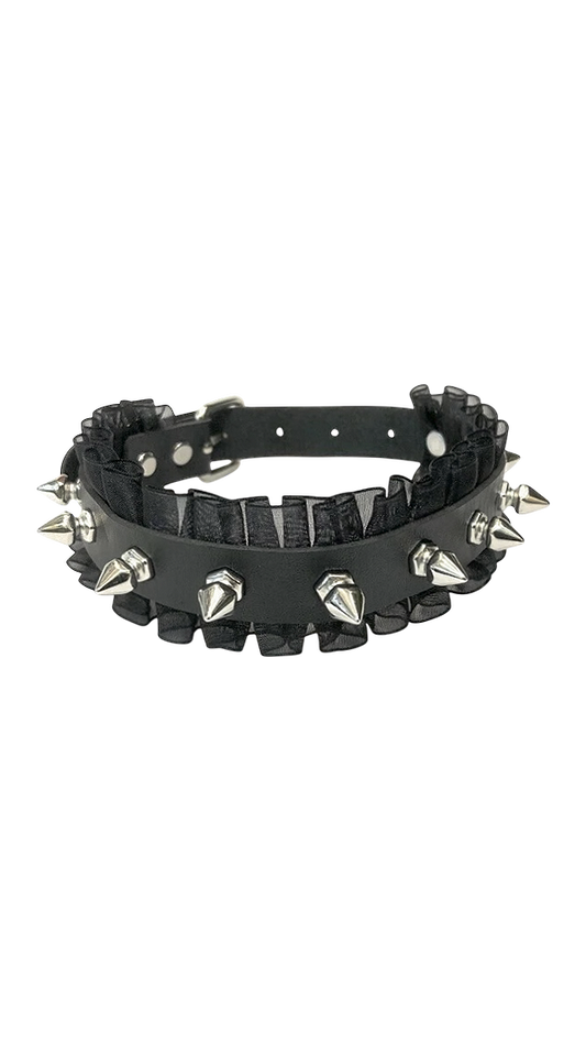 Angel stud choker (black)