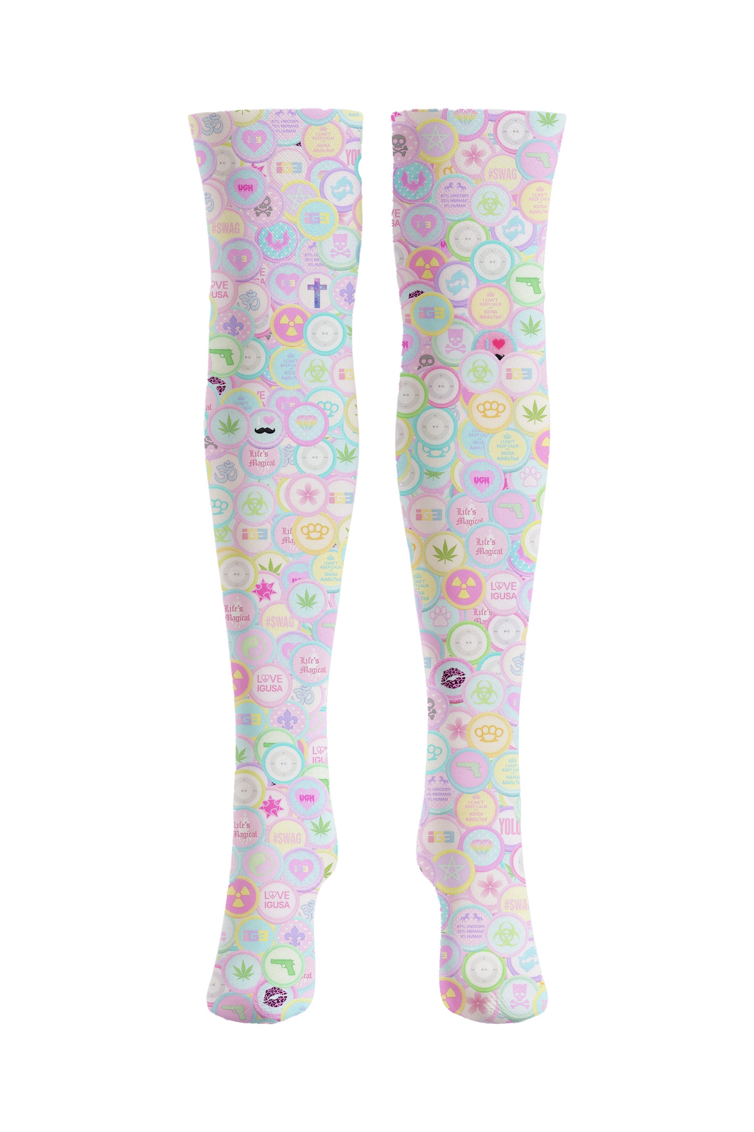 Candy shop over knee-high