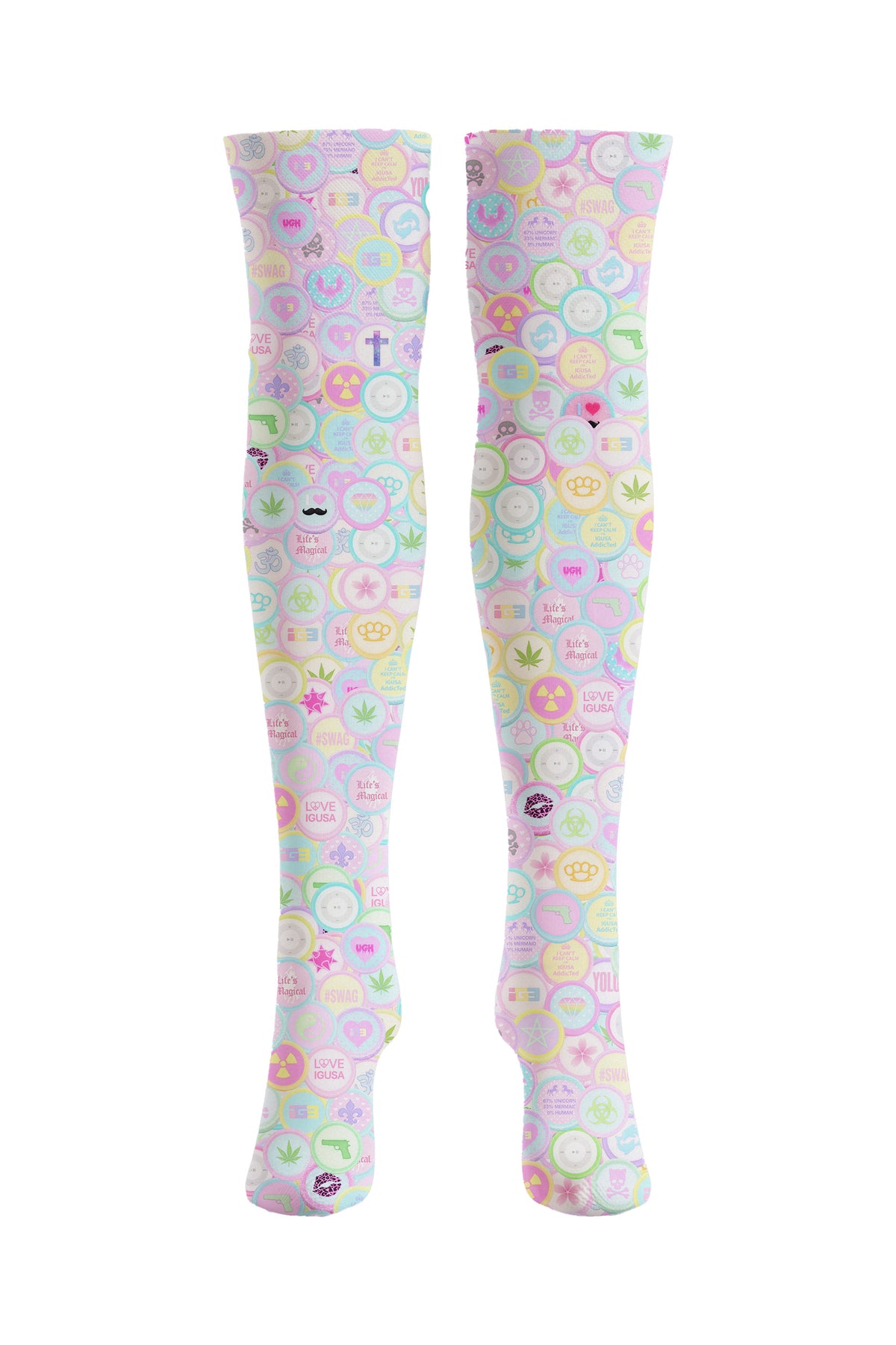 Candy shop over knee-high