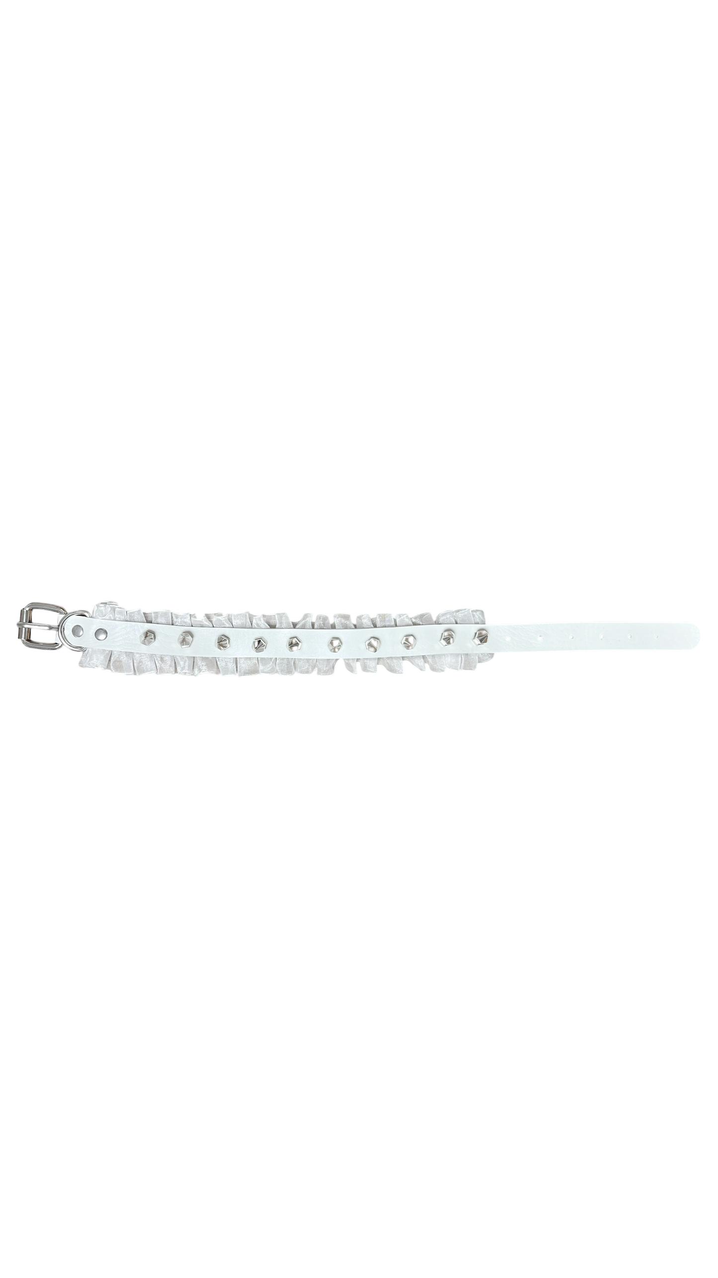 Angel stud choker (white)