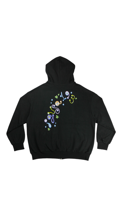 [193xEma] Familia hoodie zip-up (black)