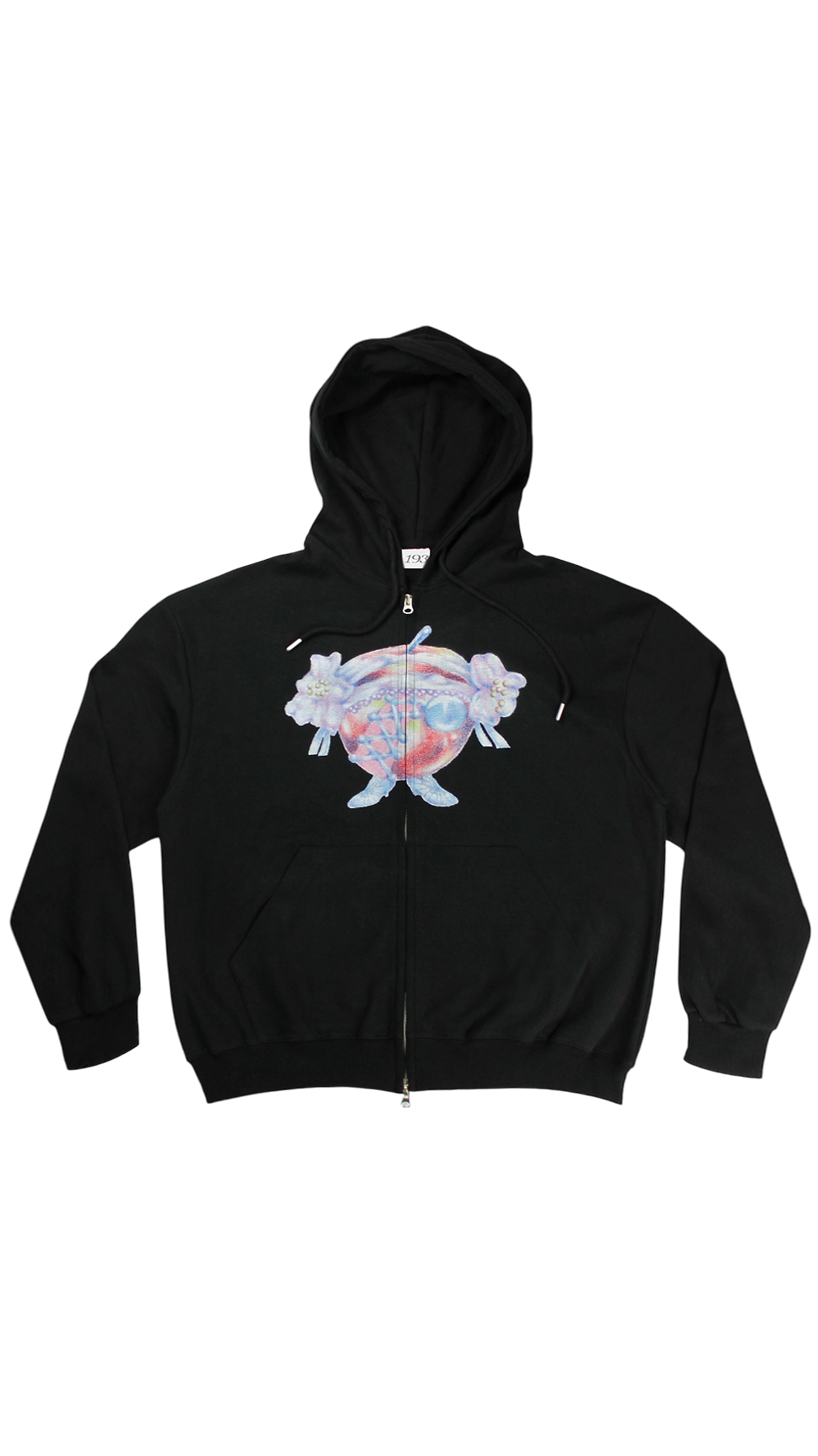 [193xEma] Familia hoodie zip-up (black)