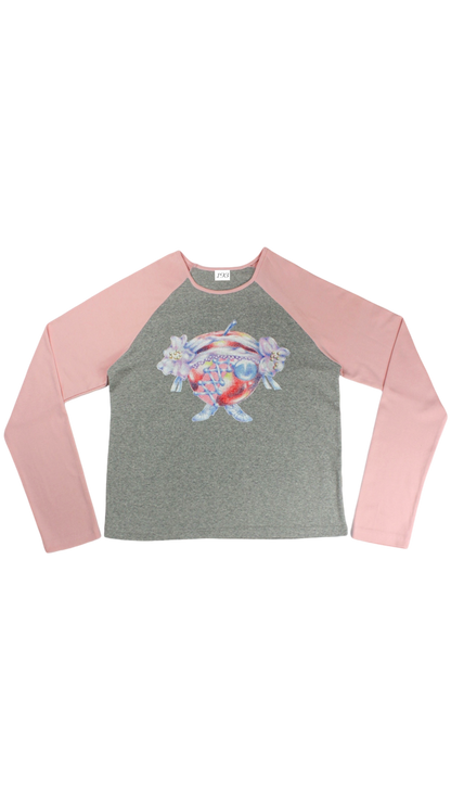 [193xEma] Familia raglan tee (pink)