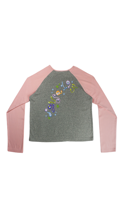 [193xEma] Familia raglan tee (pink)