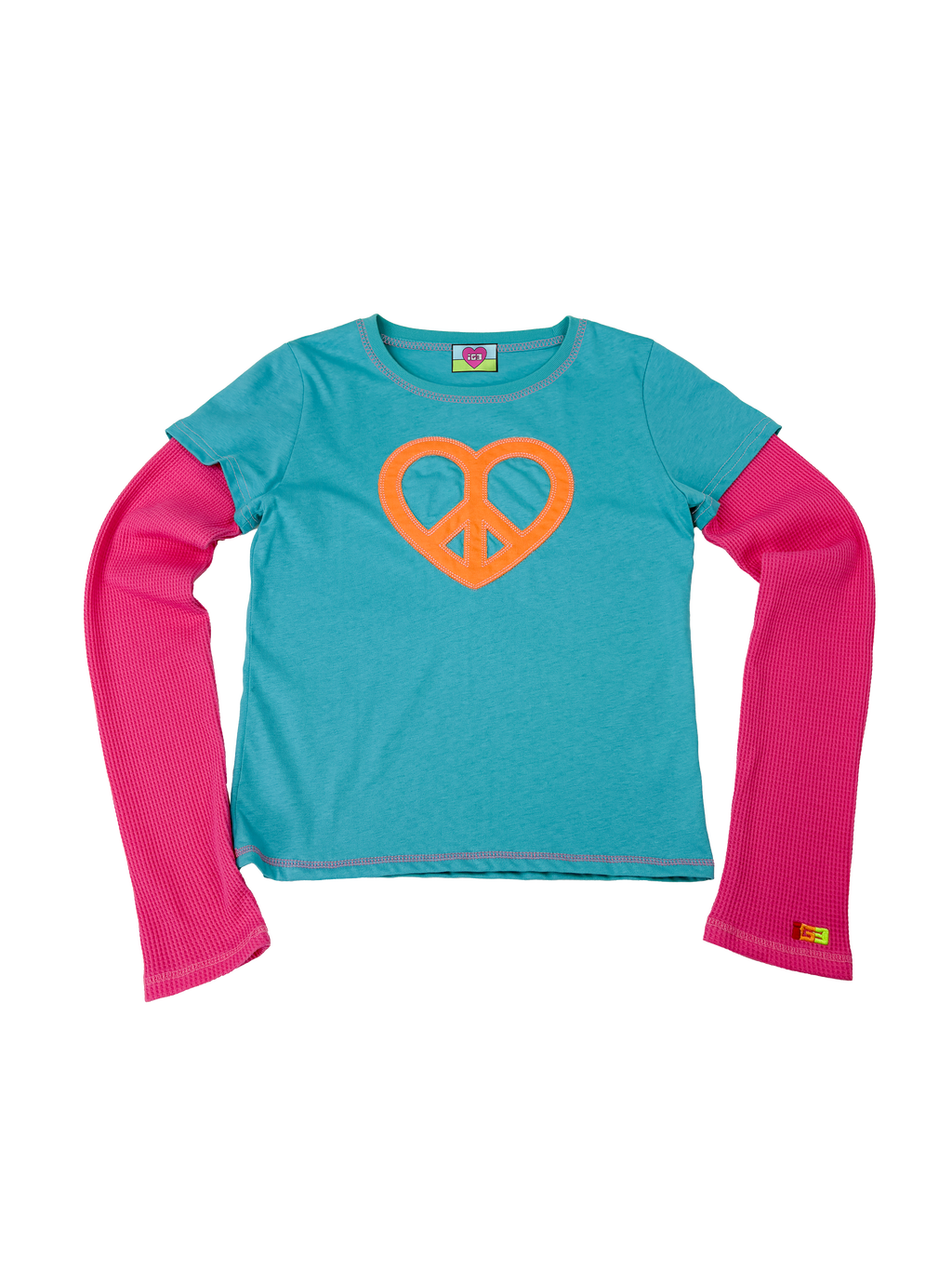 Heart Peace Layered Top
