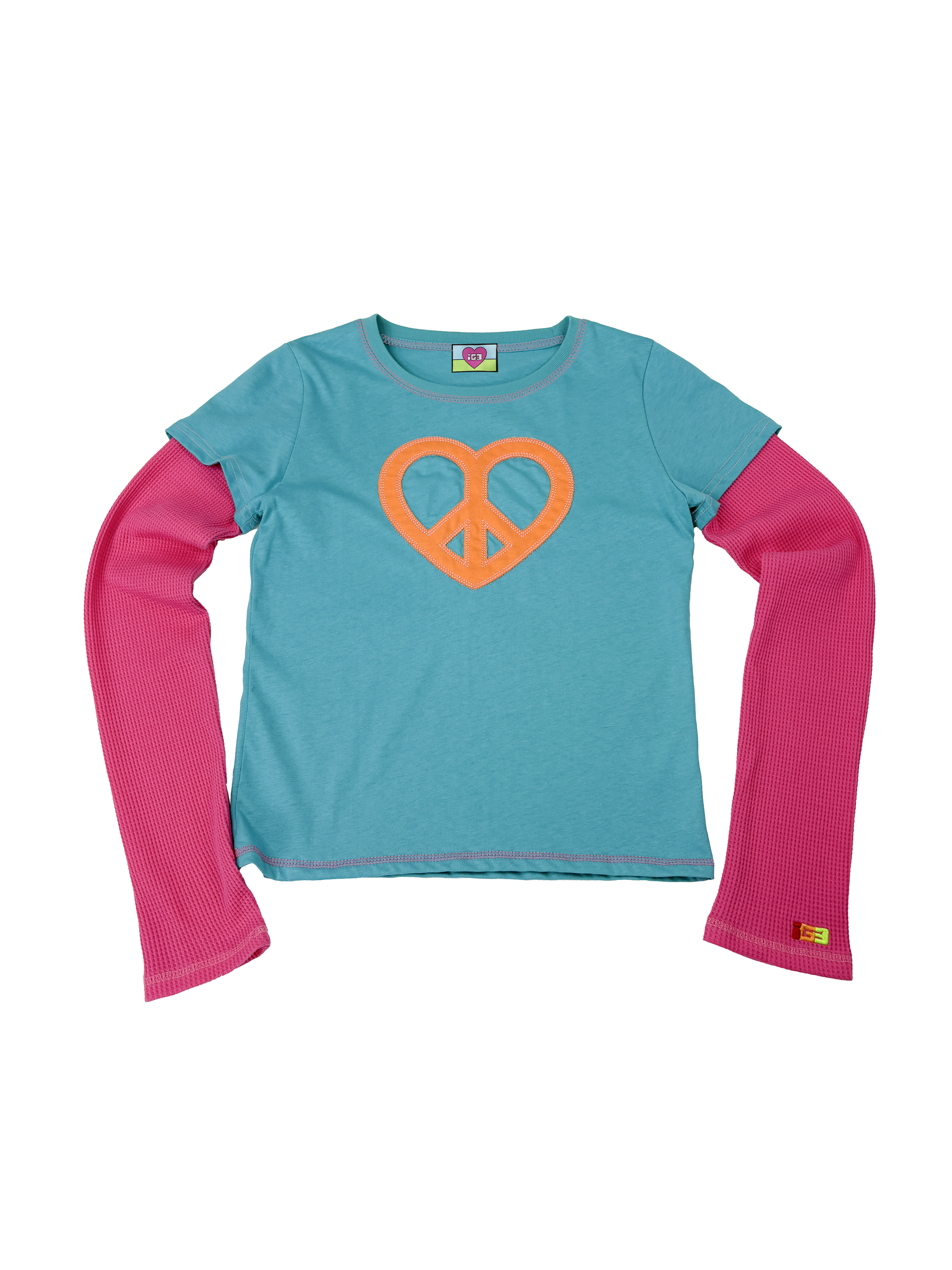 Heart Peace Layered Top