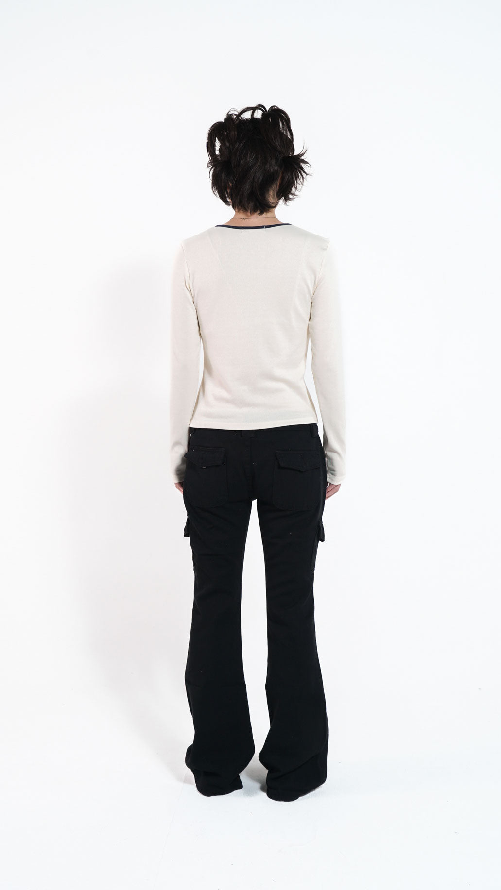 Basic linger L/S tee (ivory)