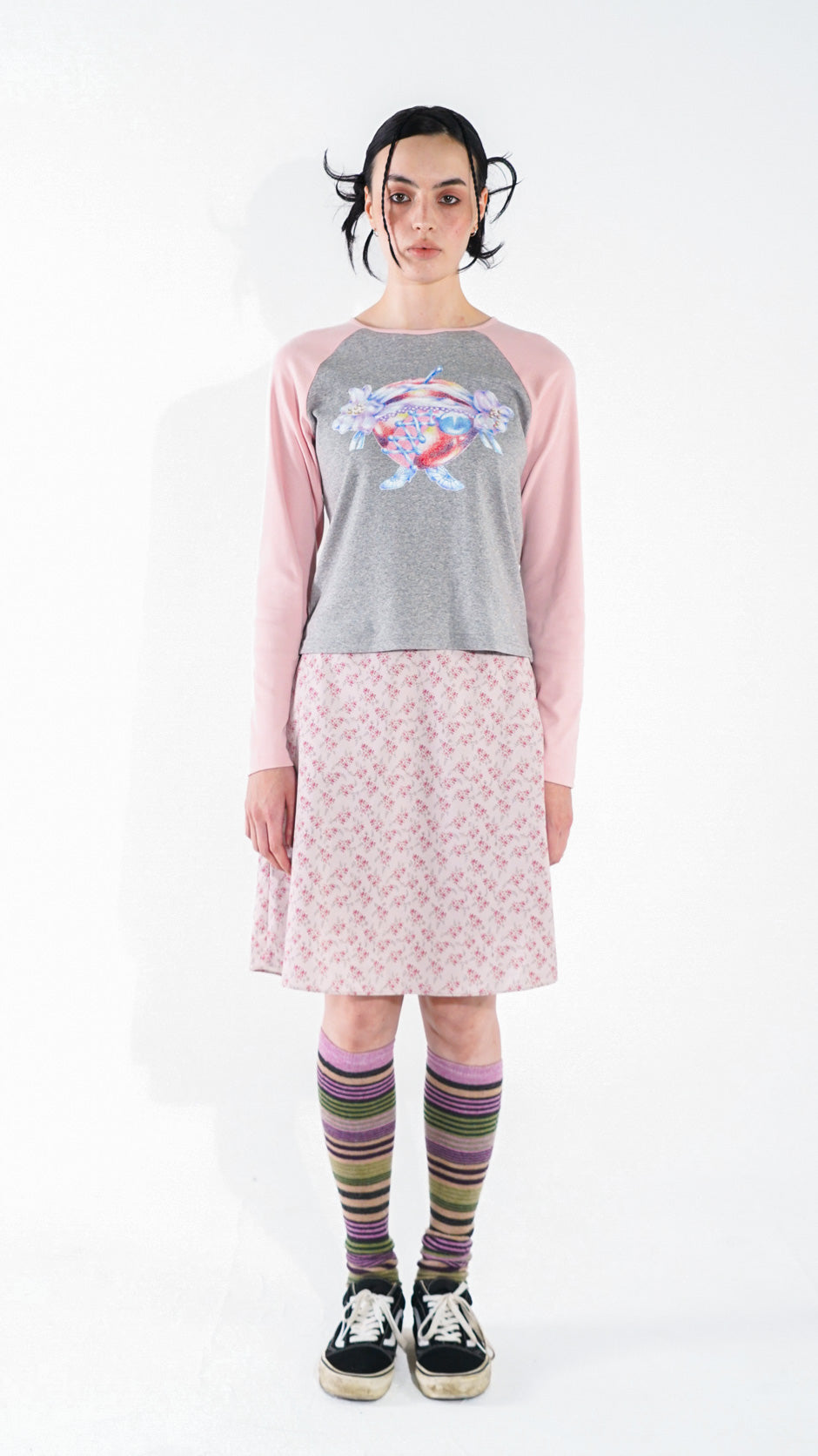 [193xEma] Familia raglan tee (pink)