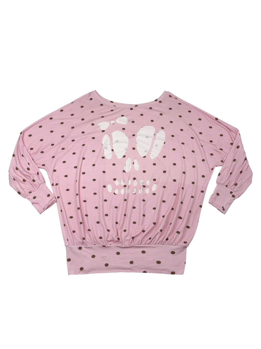 Skull Cut-out Pumpkin Top