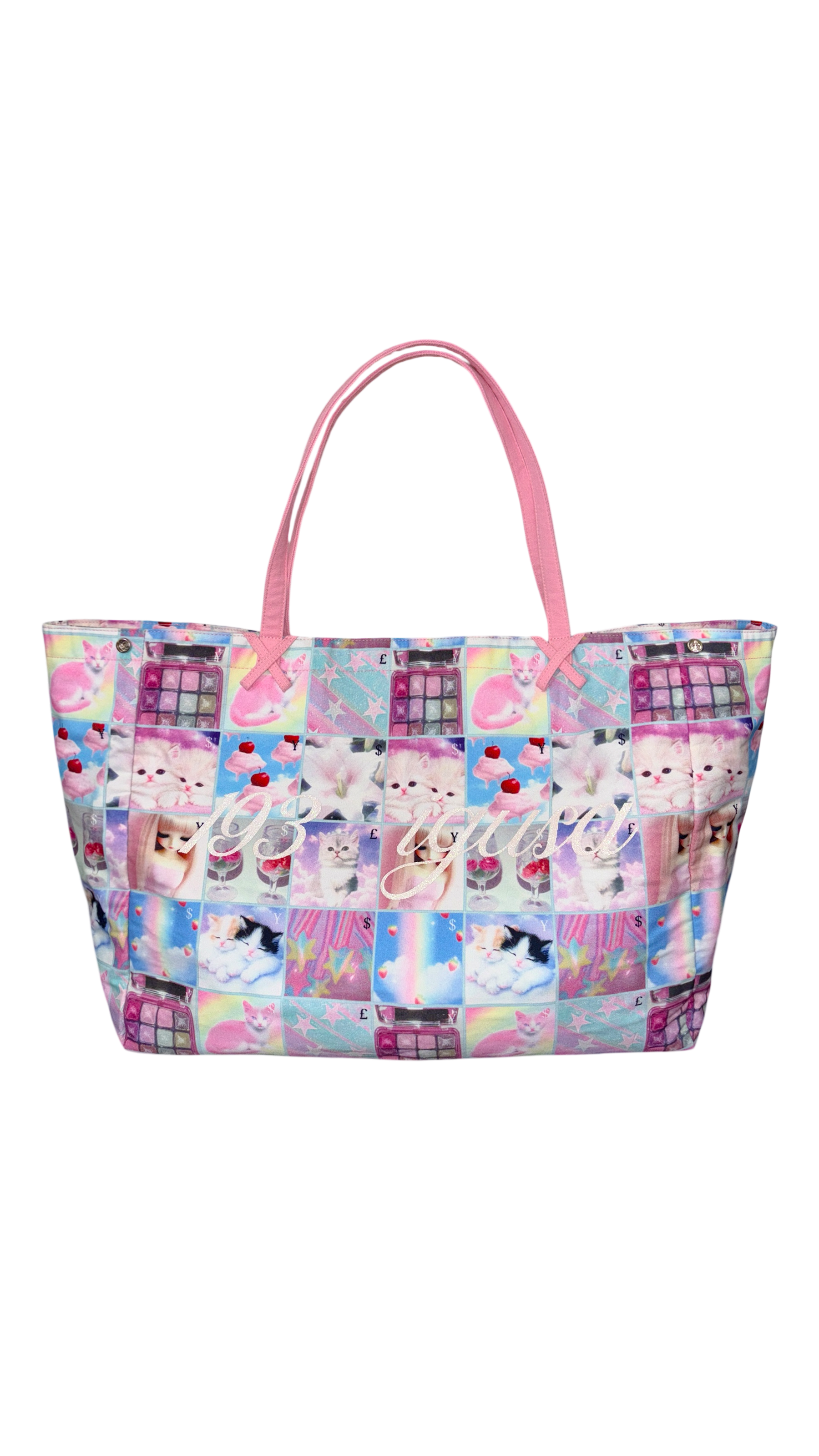 193 Cat big tote bag