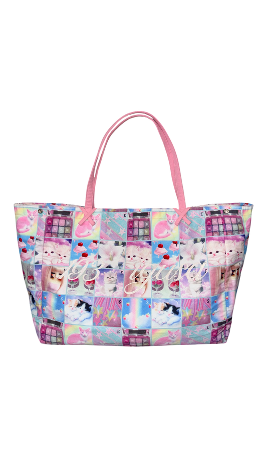 193 Cat big tote bag