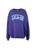 Patch Sweatshirt (Purple)