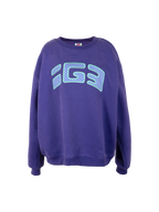 Patch Sweatshirt (Purple)