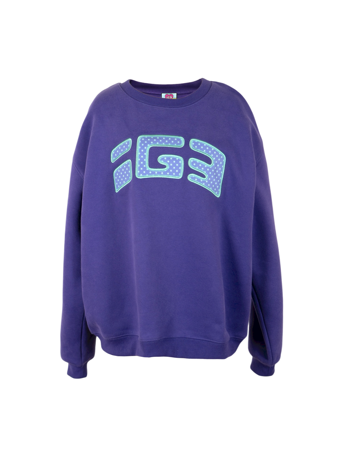 Patch Sweatshirt (Purple)