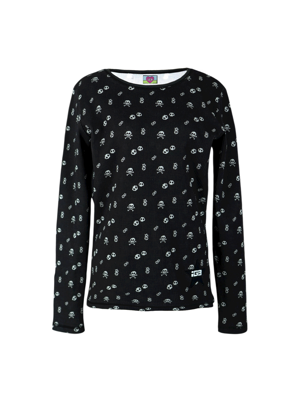 Skull Waffle Top