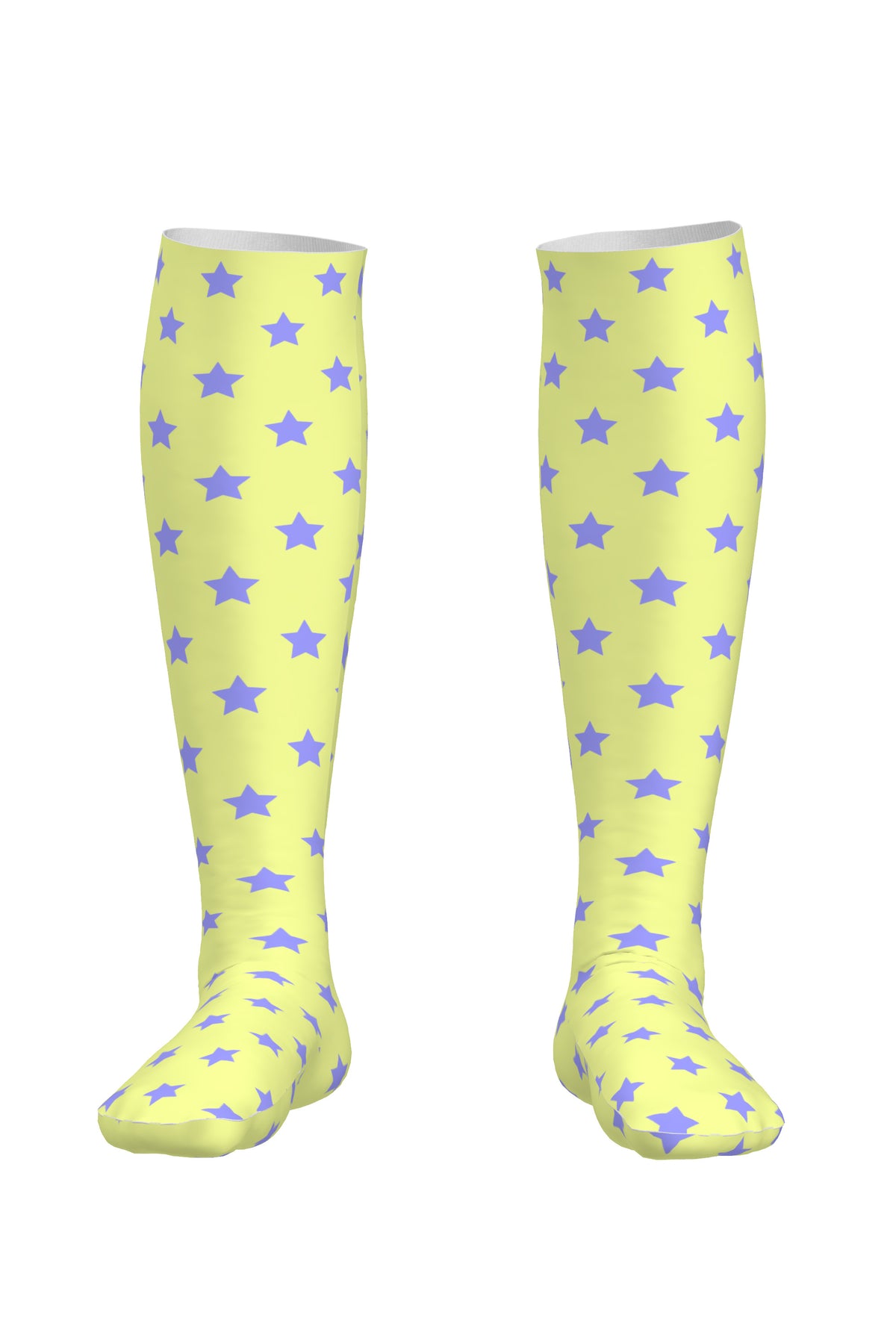 Yellow Star Knee-High