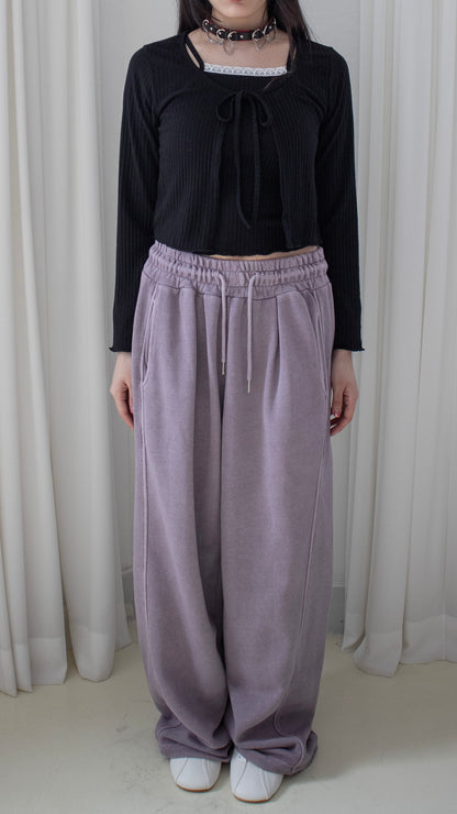 Pigment faded sweat pants (taupe)