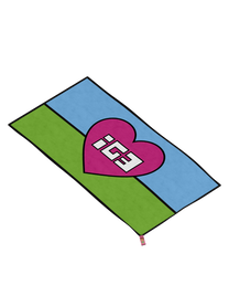 Heart Logo Beach Towel